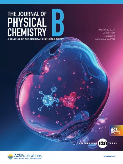 Capa relacionada ao artigo Water-Mediated Stability of Ionic Liquids Confined in Aqueous Droplets: Molecular Dynamics Insights with Atmospheric Parallels